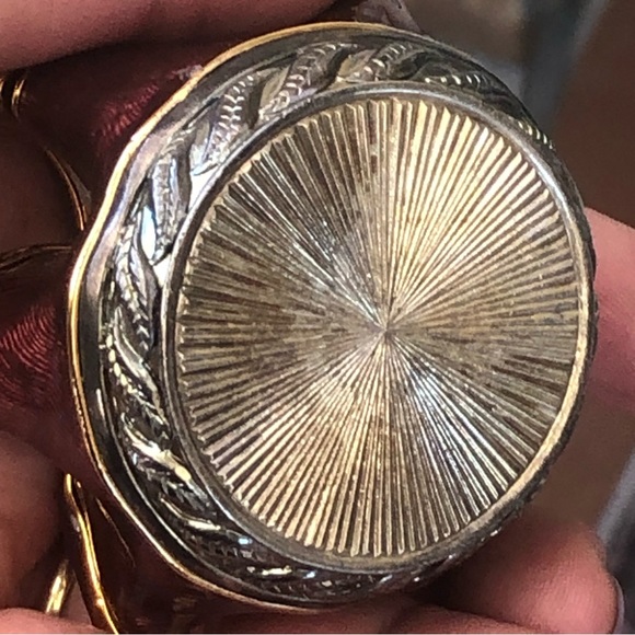 Edgar Berebi Vintage Limited Edition Enamel Trinket Box Lid Doubles As A Brooch - Picture 14 of 14